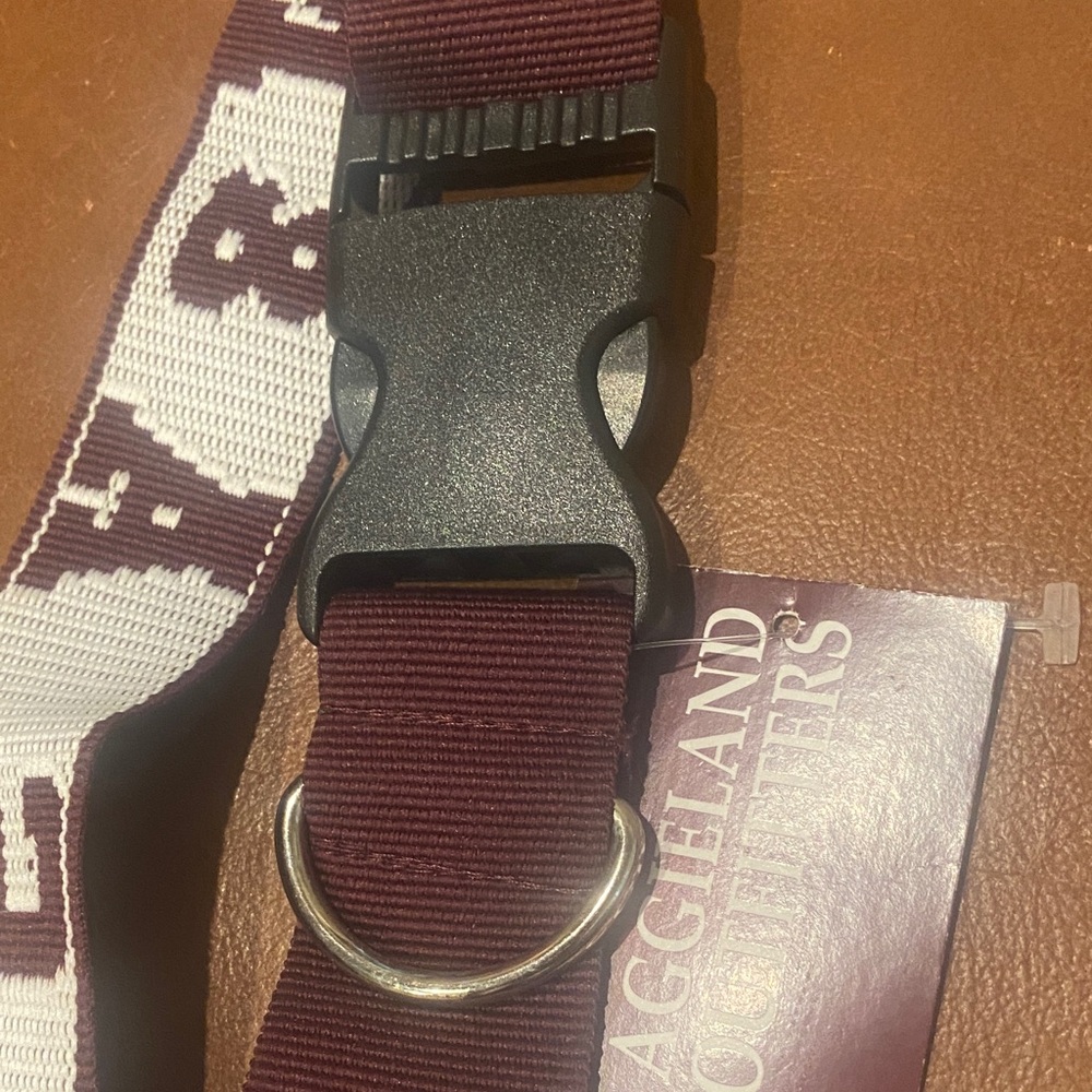 NWT! Texas A&M Maroon dog collar Sz l/xl  🐕 - Picture 3 of 3